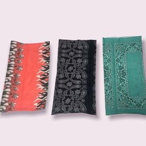 🌟SALE 2/$10.00‼️ Face mask coverings set of 3